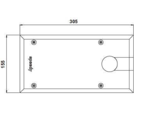 Vloerplaat t.b.v. CASMA M25 