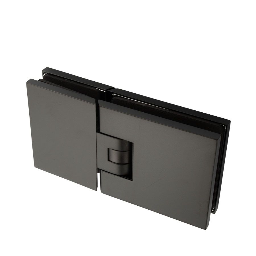 Flamea+ scharnier glas/glas 180? – mat zwart RAL9005