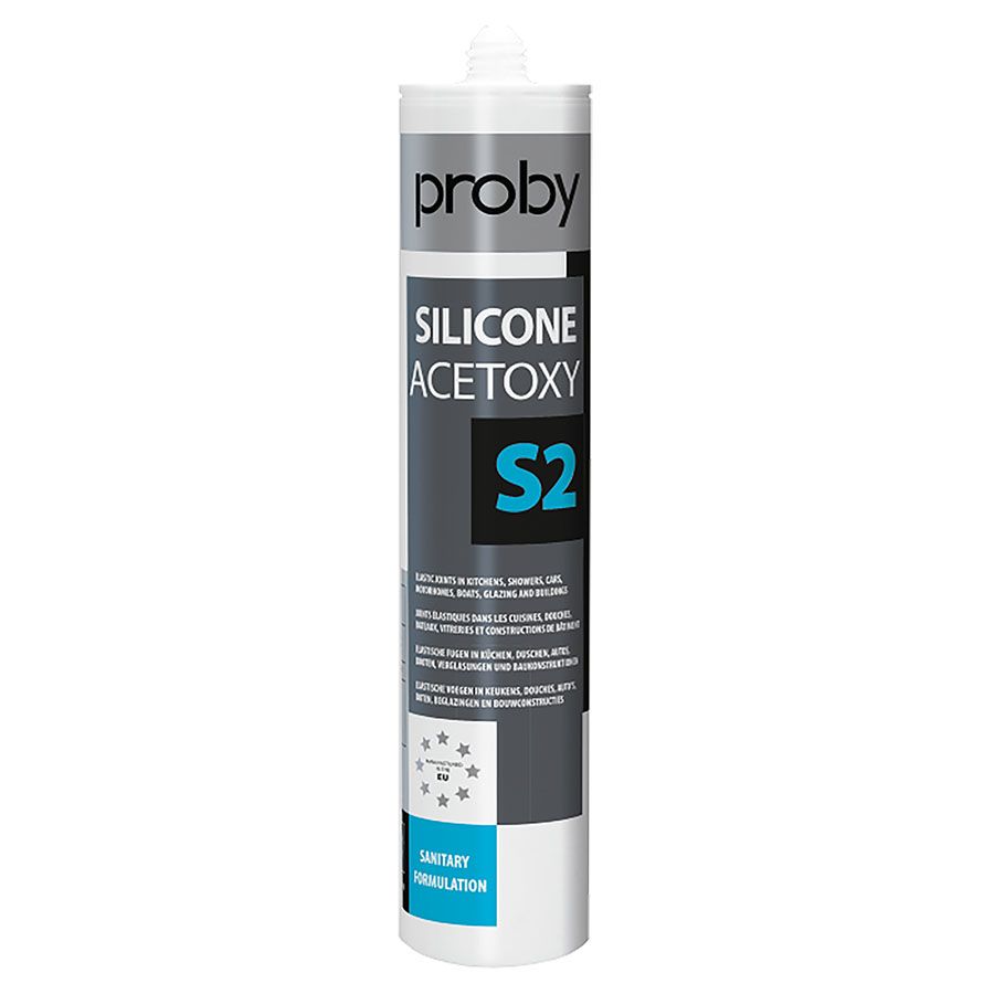Proby Silicone Acetoxy S2 – koker 280 ml, 240st