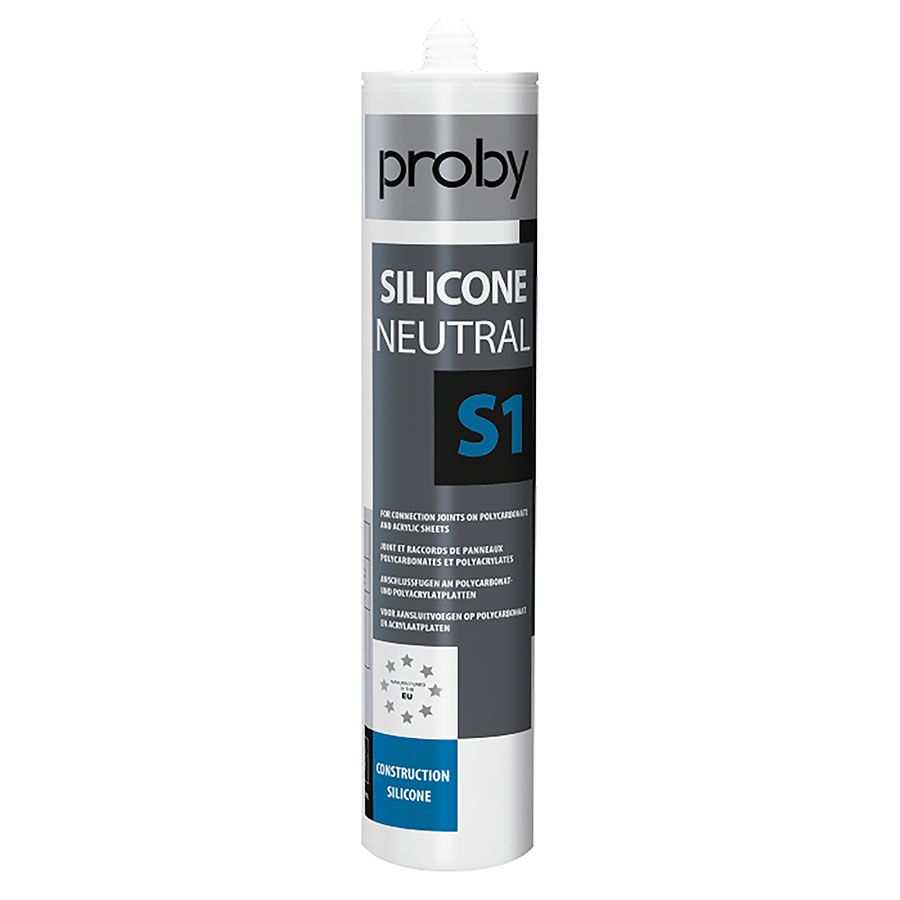 Proby Siliconen Sealant S1 – koker 280 ml, 240st
