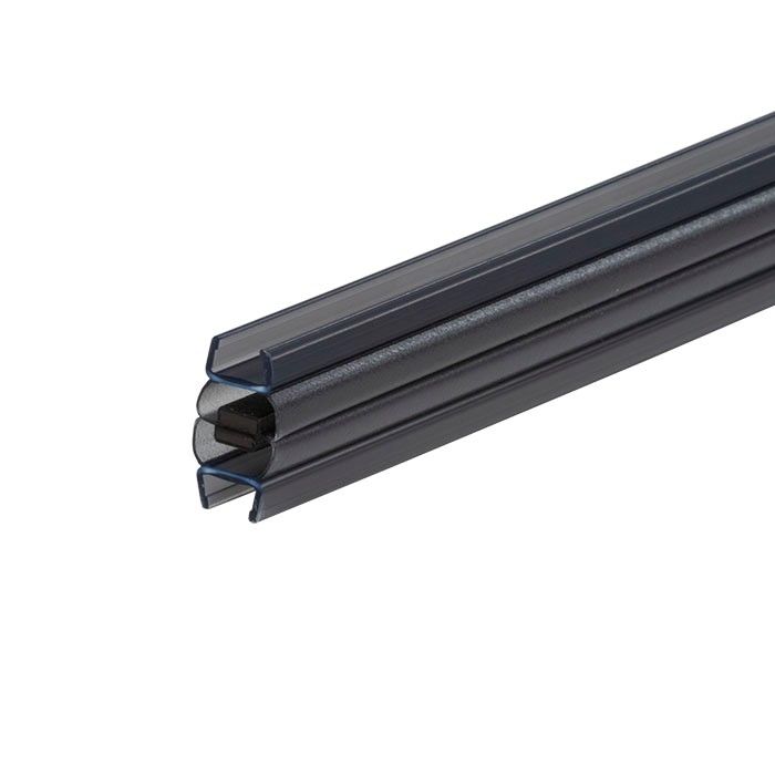Zwarte magneetstrip in lijn dubbelwerkend – 8 mm