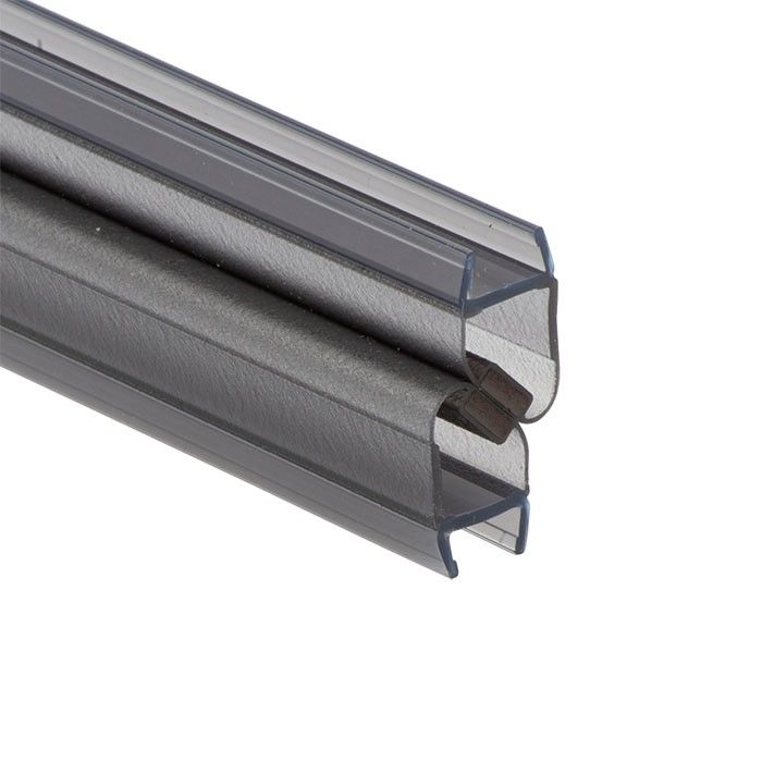 Zwarte magneetprofiel in lijn enkelwerkend – 8 mm