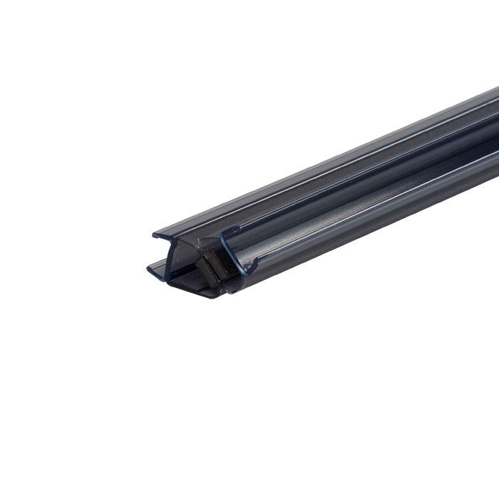 Zwart magneetprofiel met 135? hoek enkelwerkend – 8mm