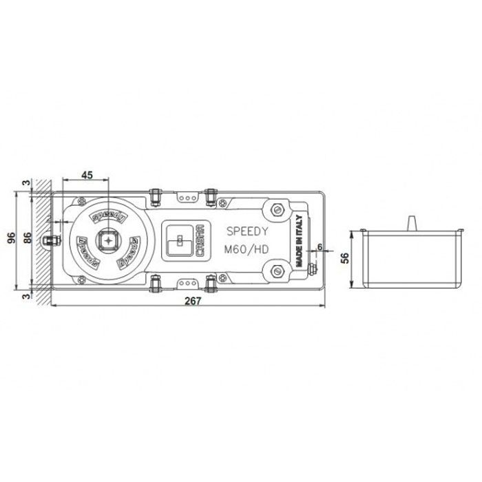 Vloerveer CASMA 25M60