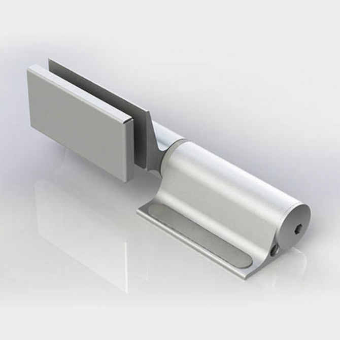 Biloba EVO hydraulisch scharnier muur/glas
