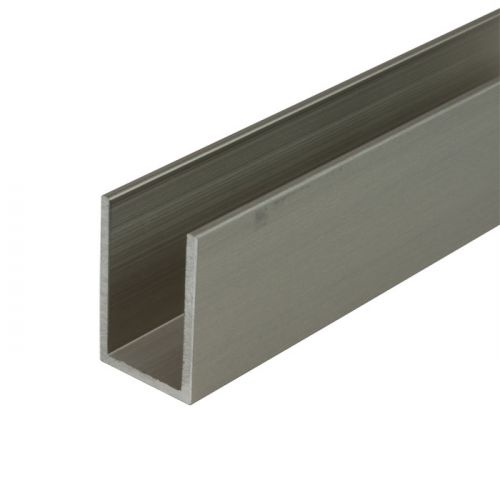 U-profiel 30x20x30x2 RVS effect