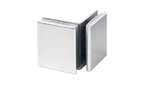 Glasklem glas-glas glans chroom