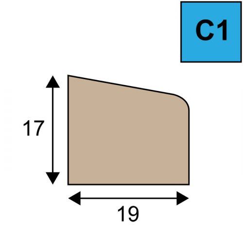 Glaslat model C1