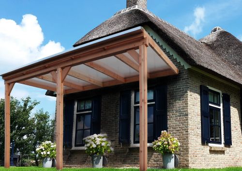 Pext Veranda Douglas Duplo 140 + Polycarbonaatsysteem LT20