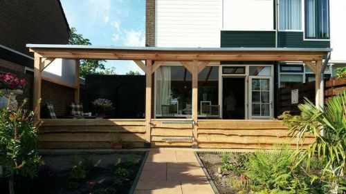 Pext Veranda Douglas Duplo 140 + Polycarbonaatsysteem LT50
