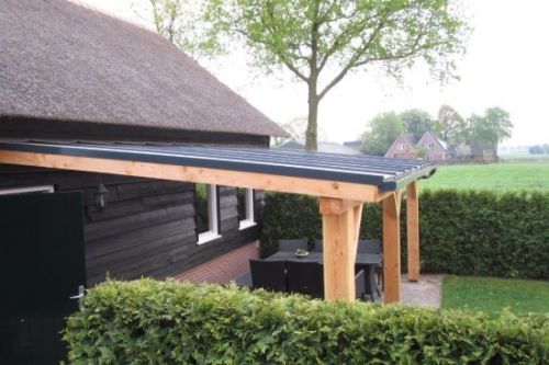 Pext Veranda Douglas Duplo 140 + Polycarbonaatsysteem LT50