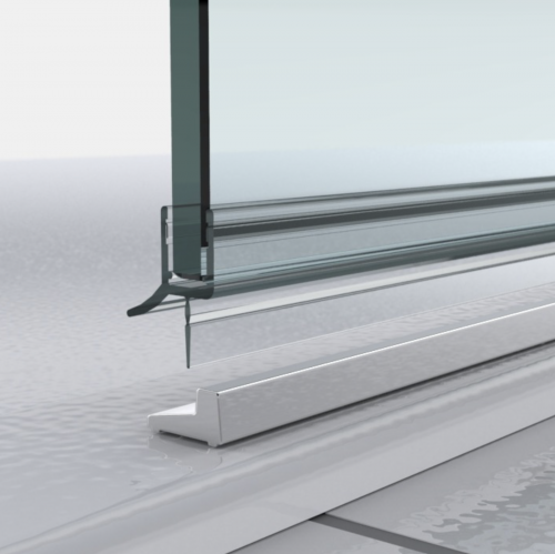 Waterdorpel van gepolijst aluminium